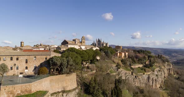 Aerial Shot of Orvieto, Umbria - Italy