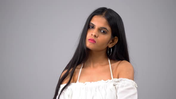 Angry Indian girl
