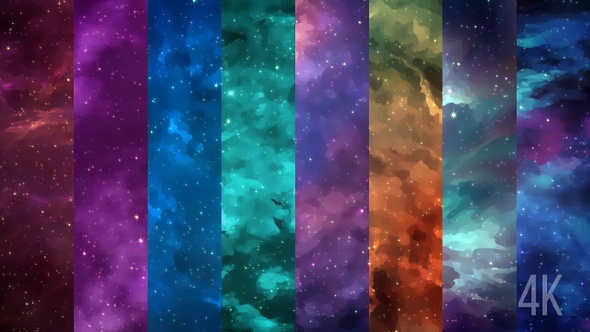 Space Nebulae Pack 4 K