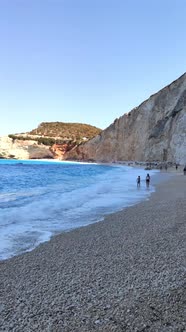 Porto Katsiki Beach at Lefkada Island Greece