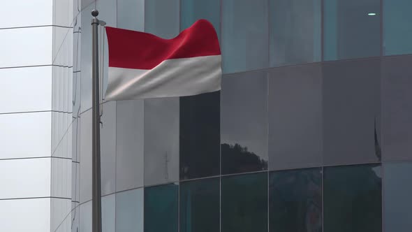 Indonesia Flag Background 4K