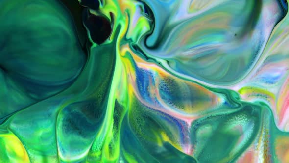 Abstract Colorful Sacral Liquid Waves Texture 458