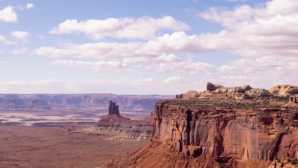 Cloud Time Lapse Canyonlands National Park Utah Landscape