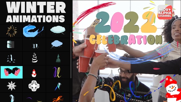 Christmas Winter Animations | Motion Graphics alt