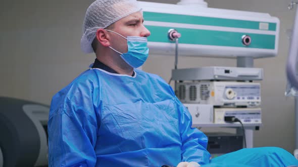 Surgeon Doing an Operation