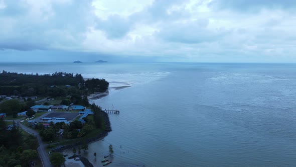 Prawn Fish Farm Aerial