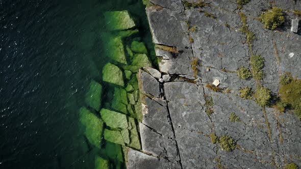 Turquoise Water in Manitoulin Island