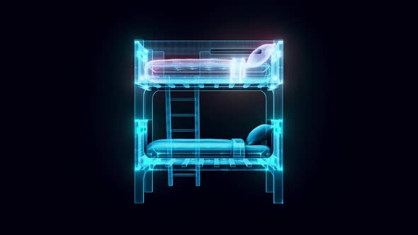 Bunk Bed Hologram 4k alt