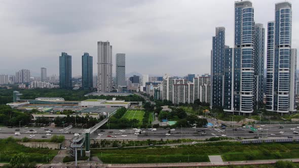 Seoul Seongsu Dong Building Gangbyeonbuk Ro Road Traffic