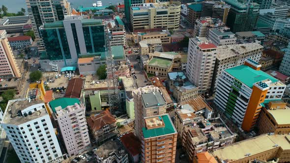 aerial view of the city of dar es salaam