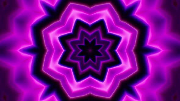 Purple Kaleidoscope Loop 4K 04