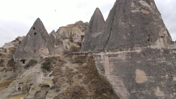 Aerial View Cappadocia Landscape