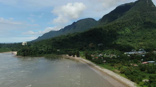 The Beaches at the most southern part of Borneo Island