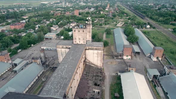 Old Abandoned Grain Storage