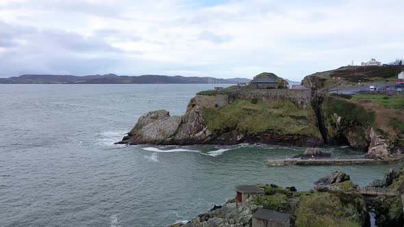 Aerial View of Fort Dunree, Inishowen Peninsula - County Donegal, Ireland