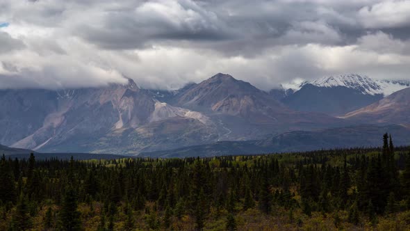 Canadian Rocky Mountain Landscape Time Lapse