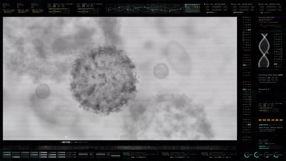 Closeup Scanning Anatomy of Airborne Virus 03