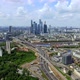 Aerial View of Moscow City International Business Center at Daytime - VideoHive Item for Sale