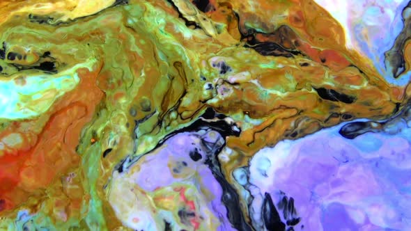 Psychedelic Sacral Paint Texture Background  alt