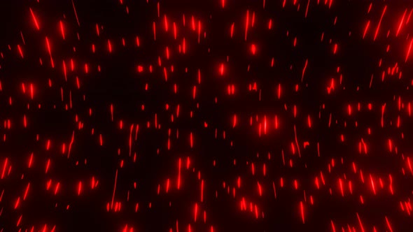 Flashing Dots Red Abstract Background.