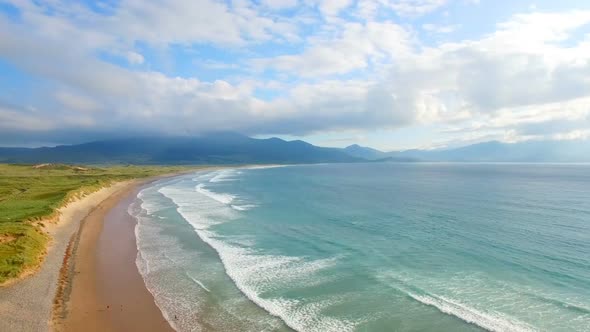 Beautiful sea and coastline 4k