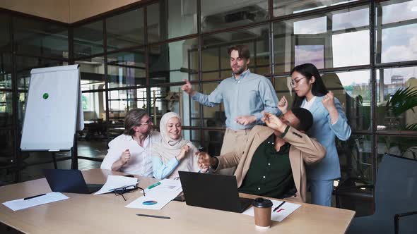 Business team working in the office