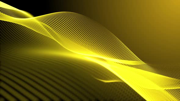 digital yellow lines