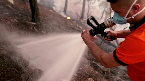Forest Fire, Firefighter