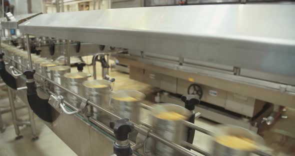 Canned food automated production line