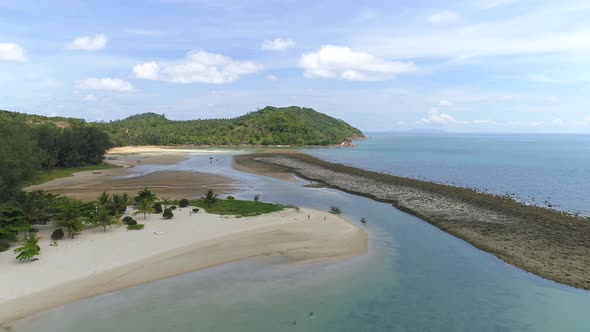 Flight over Sand Beach