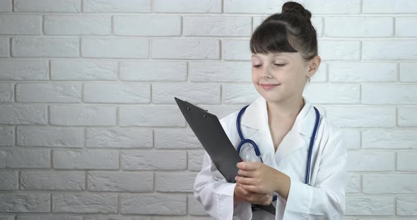 Child Doctor Work in Hospital