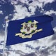 Connecticut Flag With Sky - VideoHive Item for Sale