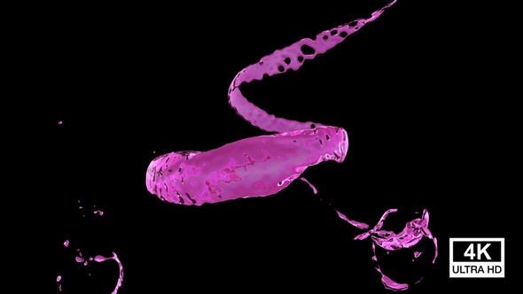 Twisted Pink Color Water Splash V6 alt