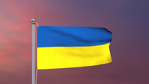 Ukraine Flag 4k