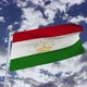 Tajikistan Flag With Sky - VideoHive Item for Sale
