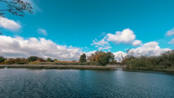 Autumn Colors Reflected Pond timelapse