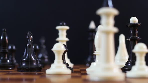 Figures In The Battle On The Chessboard