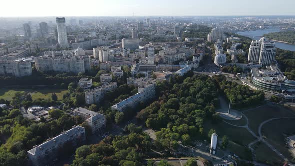 Kyiv  Aerial View of the Capital of Ukraine