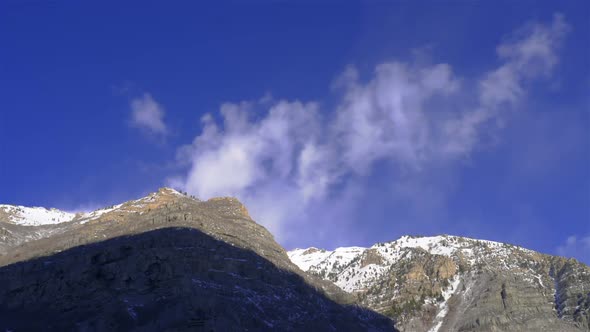 Mount Timpanogos Day time-lapse.