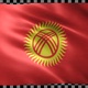 Kyrgyzstan waving flag looped - VideoHive Item for Sale