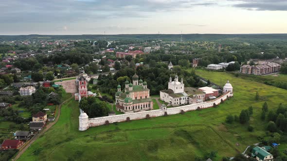 Aerial View of Goritsky Monastery in Pereslavl-Zalessky