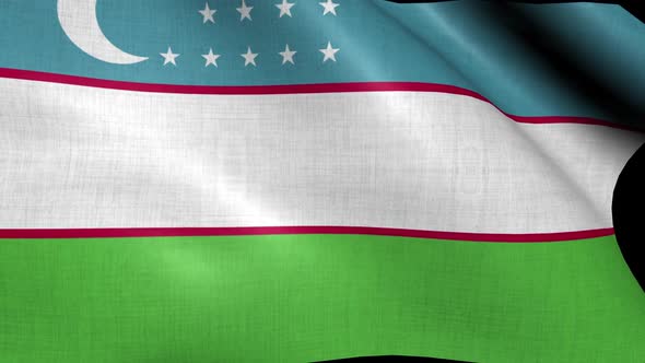 Uzbekistan Flag