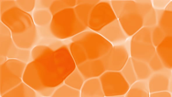 Orange liquid waves corporate abstract