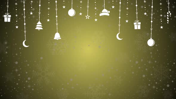 Christmas holiday background colorful looped