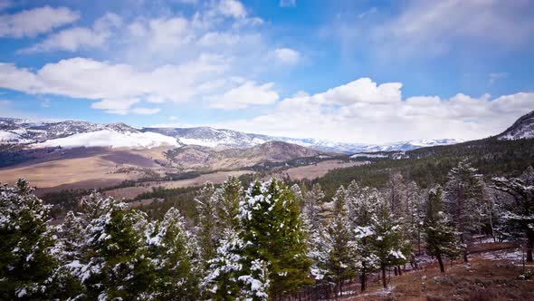 Yellowstone National Park Landscape Winter