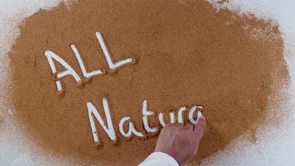 Hand Writes On Soil All Natural