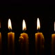candle light in darkness - VideoHive Item for Sale