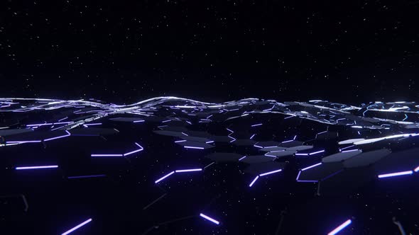 Starfield 3d Background Animation Loop