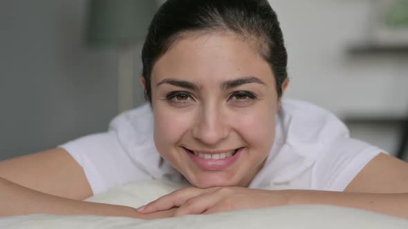 Indian Woman Smiling at Camera