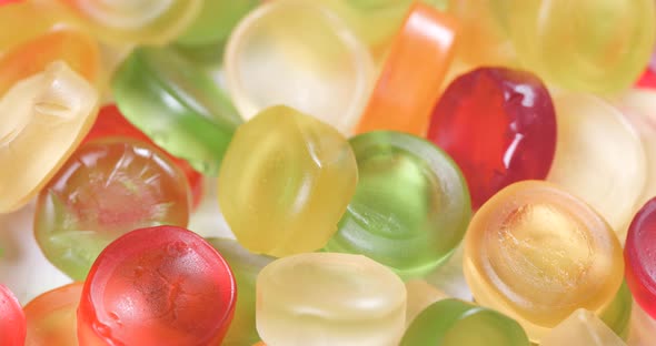 Colorful candy gummy